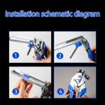 thumbnail image 4 of 600pcs M Clips Bundled Wire Fence Tool Kits High Strength Steel Cage Binding Pliers For Pet Enclosures & Poultry Cages, 4 of 10