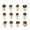 A Clear, variant on Christmas Wooden Ornaments, 2D Victorian Angel Style, Set of 12 Pieces Hanging Decorations, for Traditional Christmas Holiday Home Window Wall Xmas Tree Decor Festive Party Supplies