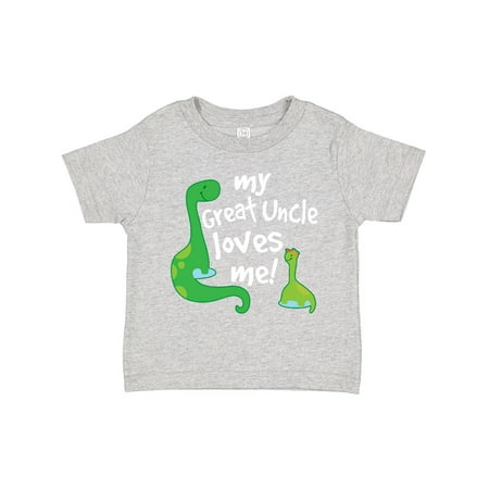 

Inktastic My Great Uncle Loves Me Dinosaur Gift Toddler Boy Girl T-Shirt