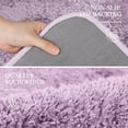 thumbnail image 5 of Walensee Large Bathroom Rug (24 x 40, Lavender) Extra Soft and Absorbent Shaggy Bath Mat for Bathroom, Non Slip Luxury Floor Mat, Machine Washable Microfiber, 5 of 5