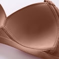 thumbnail image 4 of Ropa interior de sujetador de perspectiva calada cómoda de Color sólido para mujer sin llantas Fridja  nalpqowj34868, 4 of 5