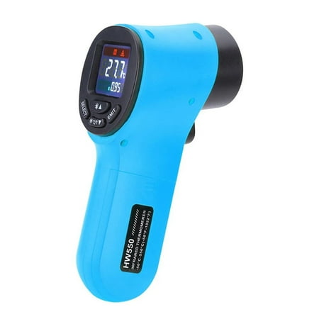 

iOPQO Hygrometer Portable Non-contact Infrared Thermometer Digital Thermometer -50~550° C High Precision Kitchen Thermometer Blue Blue