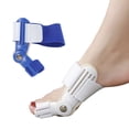 thumbnail image 1 of 1 splint big toe straightener corrector foot pain relief hallux valgus correction orthopedic pedicure foot care, 1 of 4