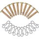 thumbnail image 1 of 1 set of Snowblower Shear Pins Replacement Snow Blower Parts Shear Pins Cotter Pins, 1 of 3