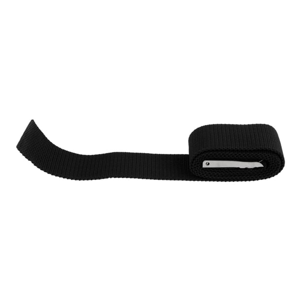 Cinturón de peso de buceo para buceo de 150 cm Fuerte Liberación rápida Cinturón de cintura de snorkel portátil para deportes acuáticos negro