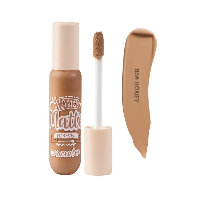 WIFKLSIIPG Concealer Full Coverage Lightweight 6 Shades Under Eye Liquid Concealer for Dark Circles Long Lasting Highlights Color Corrects 8ml