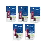 Nivea Blackberry Lip Care Tinted Lip Balm 0.17oz - Pack of 5