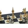 thumbnail image 5 of Italfama Camelot Metal Chess Set, 3.5-inch King - Board not included, 5 of 5