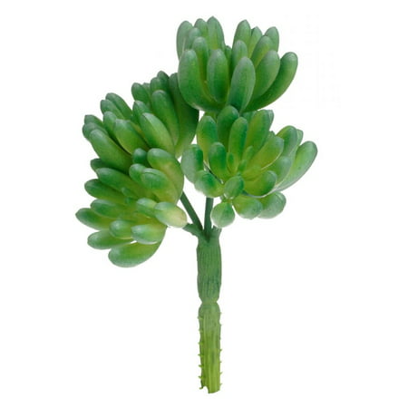 Spring Green Plastic Succulent Plant Floral Foliage Office Desk