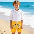 thumbnail image 5 of LIIPEE Girls Shorts Casual Elastic Waist Pockets Cartoon Graphic Printed Shorts Summer Comfortable Breathable Soft Daily Cute Shorts Lightweight Beach Shorts,Orange,2-3 Years, 5 of 7