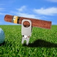 thumbnail image 3 of GFDYREE Magnetic Cigar Holder Golf Divot Marker Tool Portable Golf Cart Cigar Holder Clip Multipurpose Golf Accessories Portable Cigar Rest for Golf Cart, 3 of 5