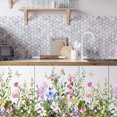 thumbnail image 4 of sweethay Pegatinas de pared de flores impermeables decorativas para plantas, papel tapiz de fondo, calcomanía de PVC, decoración DIY para Decoración del hogar, 4 of 6