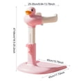 thumbnail image 3 of Tereitr Portable Toddler Bath Stand, Height Width Adjustable Baby Shower Rack Anti-Slip Base Baby Bath Rack, Pink, 3 of 8