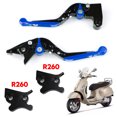 thumbnail image 1 of Motorcycle Adjustable Clutch Brake Lever For VESPA GTS 300 Super Blue, 1 of 11