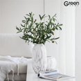 thumbnail image 3 of [GEEN] Tela Vívida Anti-fade Planta Artificial Hexagonal Rama De Hoja De Olivo Imitación De La De Decoración Del Hogar, 3 of 4