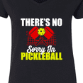thumbnail image 4 of Inktastic Pickleball Women's V-Neck T-Shirt, 4 of 5