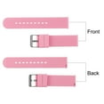 thumbnail image 4 of Uxcell Silicone Watch Band 24mm Rubber Watch Strap with Electroplated Stainless Steel Buckle for Men Women, Pink, 4 of 6