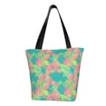 thumbnail image 2 of Kdxio Colorful Palm Leaves Women Reusable Grocery Bags Foldable Ripstop,Reusable Shopping Bags for Shopping,Gym,Gift, 2 of 7