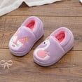 thumbnail image 4 of Tween Boys Cozy Animal Themed Closed Back Slippers Winter Warm Shoes Kids Indoor Outdoor Soft Sole Non, 4 of 8