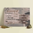 thumbnail image 3 of Customizaholic Family Personalized Canvas Wall Art, A Little Bit of Crazy Loud and a Whole Lot of Love Sign, Rustic Lake Dock Print, Custom Name Gift, 3 of 8