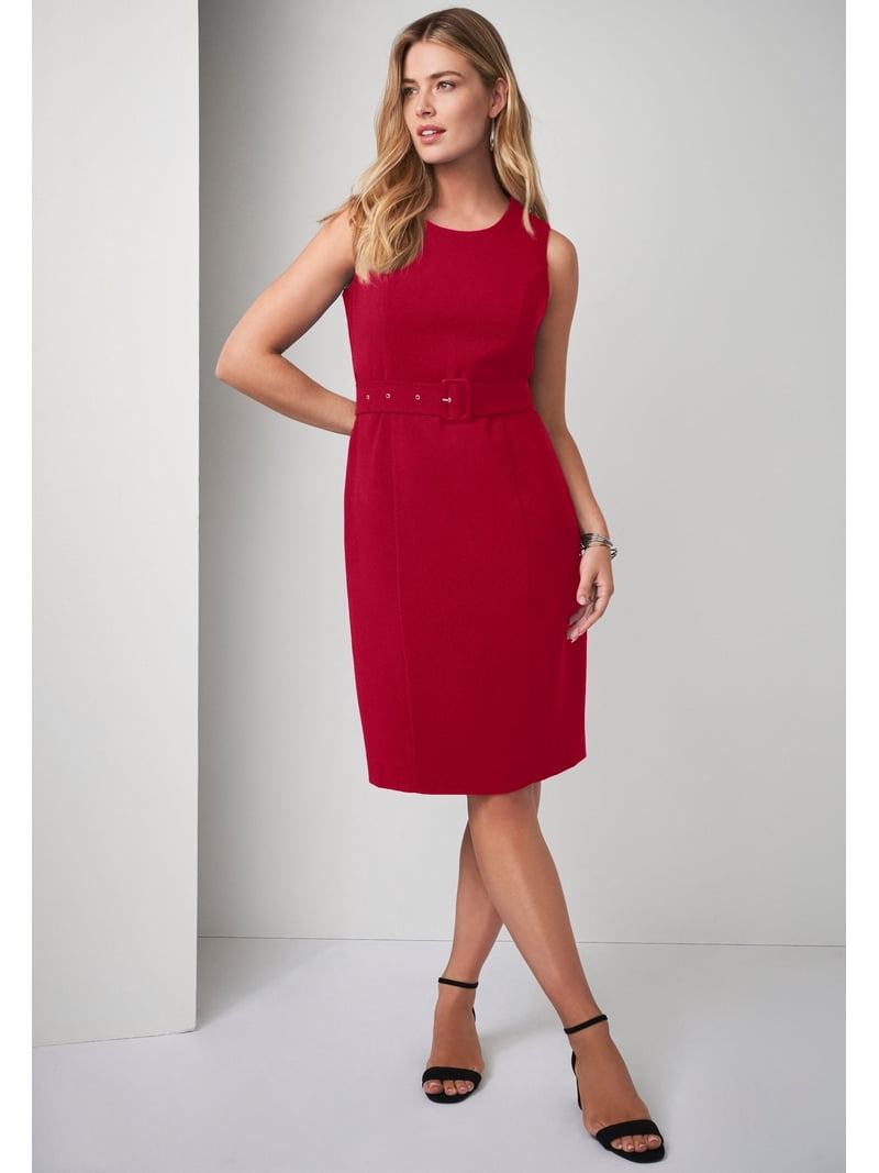 red jacket dress plus size Catherines Women's Plus Size Sparkling Lace Jacket Dress with Sequins, A-Line Silhouette, and Lightweight Jacket