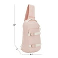 thumbnail image 6 of Ozark Trail Sling Backpack, Dusty Pink, Polyester Messenger Bag, Adult, Teen, Unisex, 6 of 12