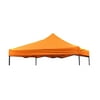 9.6' x 9.6' Square Replacement Canopy Gazebo Top Assorted Colors By Trademark Innovations, Orange