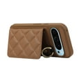 thumbnail image 3 of TECH CIRCLE for Google Pixel 9 Pro/Pixel 9 Case, Quilted PU Leather Magnetic Clasp Shockproof Cover Card Holder Shoulder Strap Mirror Ring Stand Flip Wallet Case for Google Pixel 9 Pro/Pixel 9,Brown, 3 of 6