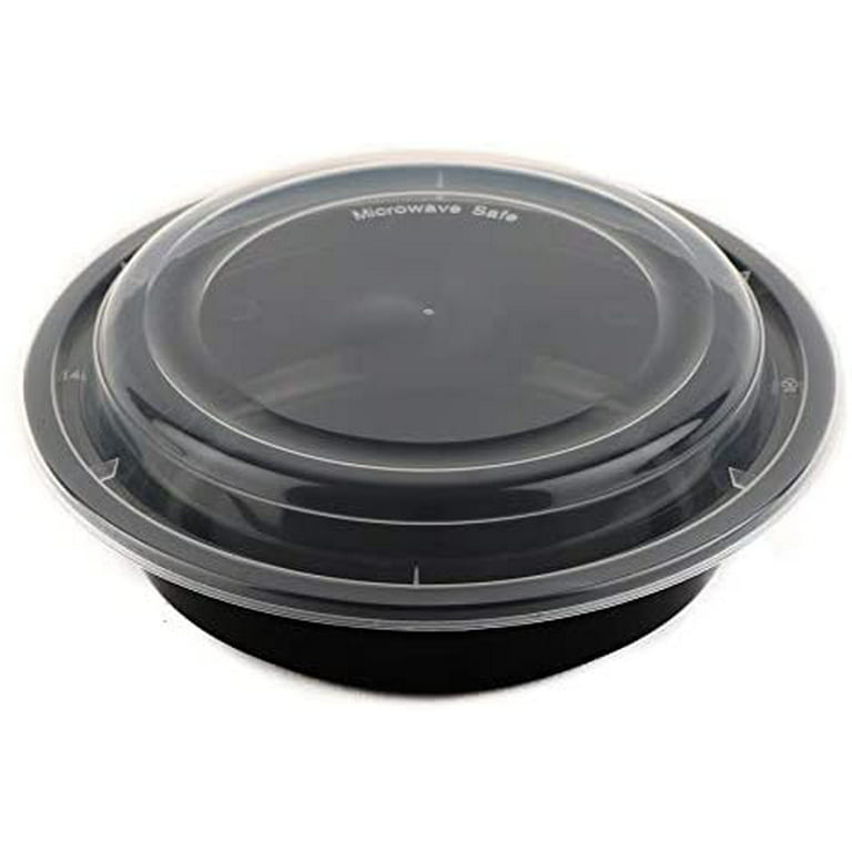 Cubeware Square Black Reusable Plastic Microwavable Food Container