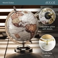 thumbnail image 3 of Abbott Collection Home 57-LATITUDE-10 Abbott Collection Globe on Stand Blk/Gold, black and gold, 3 of 4