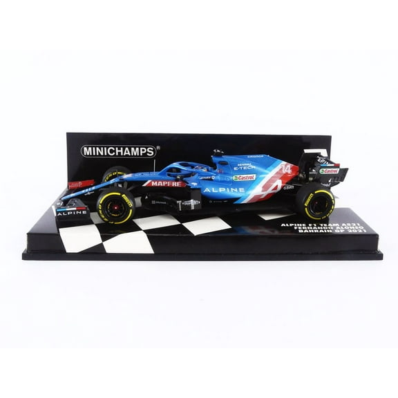 MINICHAMPS 1/43 - ALPINE F1 TEAM  A521 - GP Bahrein 2021 (F. Alonso)
