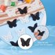 thumbnail image 4 of 24 parches de encaje de mariposa de 2 colores para coser, parche decorativo de mariposa, apliques de organza de doble capa, apliques bordados en blanco y negro, 4 of 9