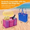 thumbnail image 6 of PADUKU Organizer Inserts for Bogg Bag Accessories - Lightweight Mesh Divider Pouch for Easy Organization, Perfect for the Medium Bogg Bags and Beach Totes, 6 of 7