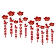 thumbnail image 4 of Elodie 10Pcs Happy New Year Ceiling Decorations 2026 Spring Festival Pendant Photo Prop flowers pattern, 4 of 8