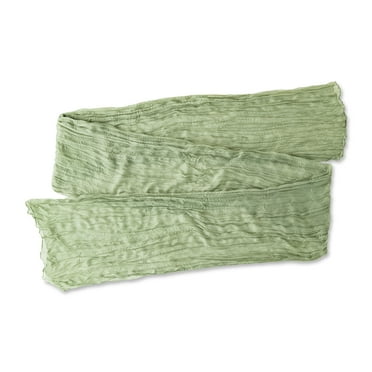 Sage Green Gauze Cheesecloth Fabric Table Runner Decoration, 10', by Way To Celebrate