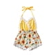 thumbnail image 4 of Pelele de girasol para bebés recién nacidos, mono sin espalda con tirantes, trajes, ropa de verano brillar Electrónica, 4 of 4