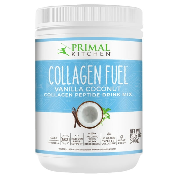 Primal Kitchen Collagen Fuel Vanilla Coconut Collagen Peptide Drink Mix