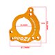 thumbnail image 3 of Adaptador De Guía De Cadena De Bicicleta Adaptador de guía de cadena de bicicleta ISCG 03/05 Adaptador de conversión de soporte inferior (dorado), 3 of 5