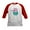 Red/White, variant on CafePress - Peppa Pig: Daddy Pig & Baby Kids Baseball T Shirt - Kids Cotton Baseball Jersey, 3/4 Sleeve Shirt