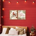 thumbnail image 2 of Stupell Industries Season's Greetings and Cardinal 2 Piece Gold Framed Floater Canvas Set, design by Nicole DeCamp, 31 x 25, 2 of 9