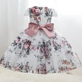 thumbnail image 5 of YWDJ Princess Dresses for Girls Party Bubble Sleeve Dress Girl Princess Birthday Party Skirt Little Girls Bowknot Flower Girl Toddler Adorable Pageant Dress 5-9Y White 9Y, 5 of 9