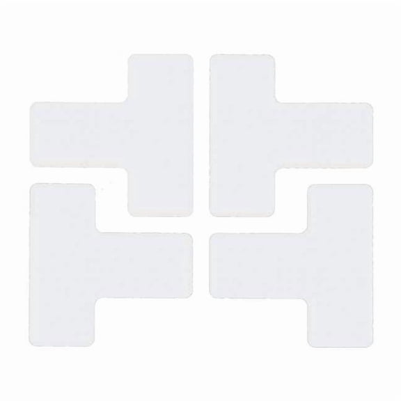 Brady Floor Tape,White,2 inx5 in,T,PK20 104441