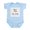 Sky Blue, variant on CafePress - Oh, Crop Body Suit - Baby Light Bodysuit, Size Newborn - 24 Months