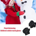 thumbnail image 3 of Mittens Mittens Hand Warmer Mitten Glove Mitten Color sólido Mitts Guantes sin dedos Mitt para Negra Invierno 1 par Inevent AP009856-01, 3 of 6
