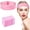 Pink, variant on Duslogis 25 Pieces Disposable Spa Facial Headbands Stretch Non Woven Facial Headbands Soft Skin Care Hair Band for Women Girls Salons Esthetician Supplies, Black