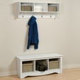 thumbnail image 6 of Prepac White Entryway Cubbie Shelf, 6 of 8
