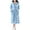 Blue, variant on Jamicy Terry Cloth Robes for Women Extra Long Fleece Bathrobe with Hood & Pockets Warm Terry Cloth Loungewear Pajama Robes