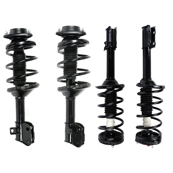 CCIYU 4 pcs Front and Rear Pair Strut and Spring shock Assembly 171412FL 171413FR 171410 for 1998 1999 2000 2001 2002 for Subaru Forester
