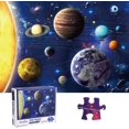 thumbnail image 1 of HTOOQ Solar System Jigsaw Puzzles 1000 Pieces Space Puzzle Jigsaw Puzzles Set for Teens Adult Families (27.55'' x 19.68'') (Solar System Puzzles), 1 of 8