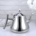 thumbnail image 5 of HIBIBUD 1L Stainless Steel Tea Kettle with Removable Strainer-Fast-Boiling Electric Pot for Home/Restaurant Use，Durable&Easy-Clean Design for Herbal/Black Tea Brewing Kettle Electric Stainless Steel, 5 of 7
